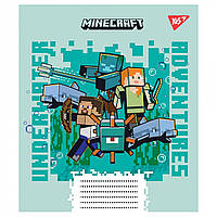 Зошит шкільний Yes Minecraft 12 аркушів клітинка