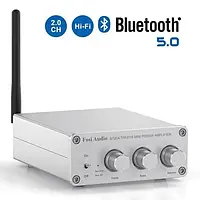 Підсилювач звуку Fosi Audio BT20A white Bluetooth 5.0, AUX, 2x100W