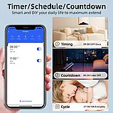 Реле 2-х два канали Tuya Smart Life Wi-Fi двоканальне реле в підрозетник MINI-2CH дзвінковий вимикач, фото 6