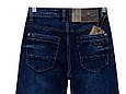 Джинси чоловічі класичні темно-синього кольору Baron Jeans, фото 4