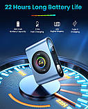 FM-трансмітер JOYROOM JR-CB1 ФМ блютуз-модулятор ресивер Сірий, фото 3
