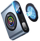 FM-трансмітер JOYROOM JR-CB1 ФМ блютуз-модулятор ресивер Сірий, фото 6