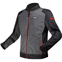 LS2 Airy Evo Man Jacket Grey Black Red, XXL Мотокуртка текстильна літня із захистом