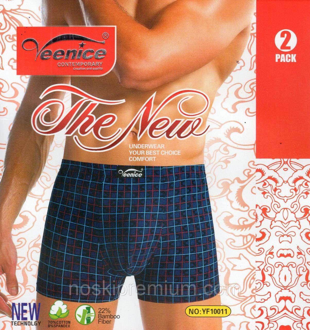 Труси чоловічі боксери бавовна з бамбуком Venice, розміри XL-4XL, 10011, фото 1