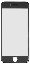 Скло дисплея iPhone 6 чорне з рамкою