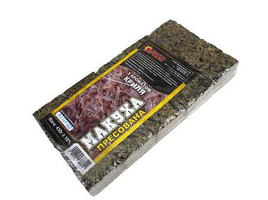 Жменька для рибалки (підгодовування) пресована Криль 430гр ТМ Бомба