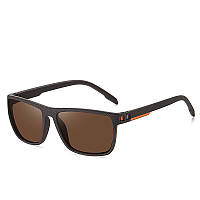Мужские солнцезащитные очки поляризационные С3003 Коричневые