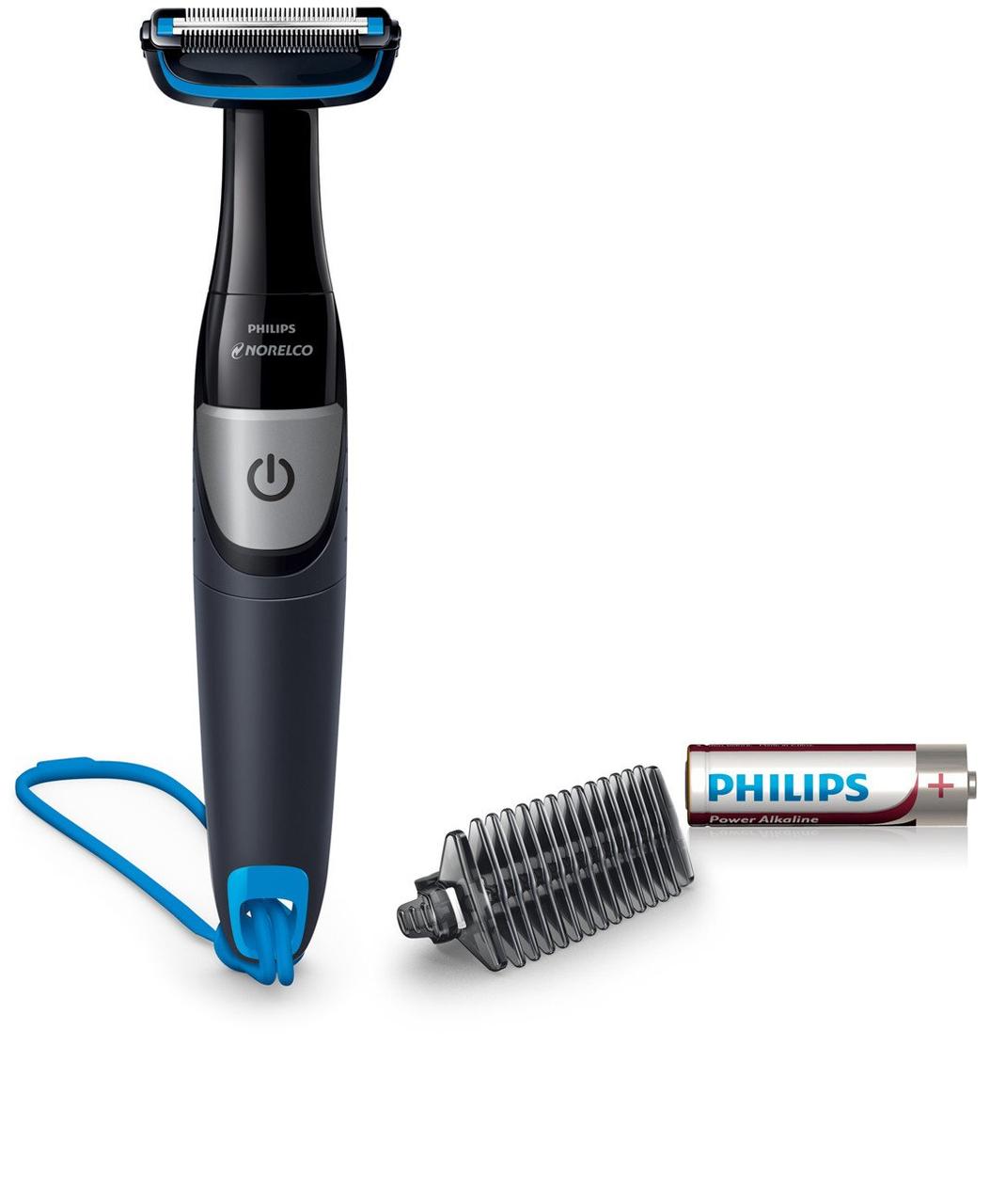 Philips Norelco Bodygroom Series 1100, BG1026/60, протидушний тример для волосся на тілі та грумер для чоловіків