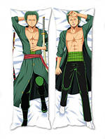 Подушка Дакимакура One Piece Roronoa Zoro Throw Otaku 40 х 120