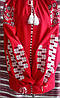 Вишиванка жіноча (червоне домоткане полотно) "Мрія", фото 8