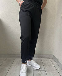 Штани жіночі спортивного крою з асиметричними манжетами турецька двонитка рр XL, 2XL, 3XL, 4XL батал