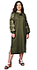 Стильне жіноче плаття вишиванка, льон-жатка, розміри S,M, L,XL, фото 2