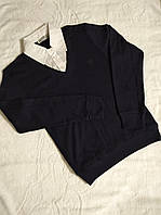 Рубашка обманка школьная для мальчика, размер 146