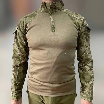 Армійська Кофта Убакс, камуфляж Олива, розмір XXL, тактична сорочка Убакс, фото 2
