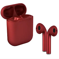 Беспроводные красные наушники inPods 12 TWS і12 блютуз гарнитура как Airpods (без розничной упаковки) Код:TO55
