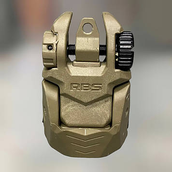 Цілик складаний FAB Defense RBS на планку Picatinny, колір Койот