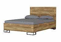 Кровать для спальни Ascet Дуб Барокко, двухспальная кровать в цвете Дуб Барокко 140х200 IM