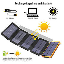 Сонячний повербанк від сонячної батареї power bank, фото 3