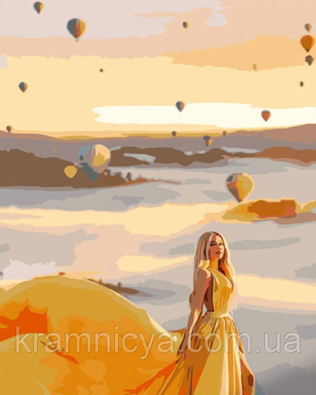 Картина за номерами Легкість жовтого, Strateg 40х50 (GS739), фото 1