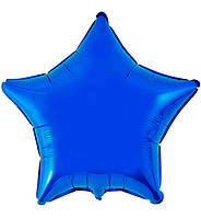 Воздушные шарики "Звезда", Испания, размер 45 см, цвет синий