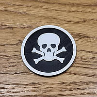 Піратська чорна мітка, Ø60 мм.