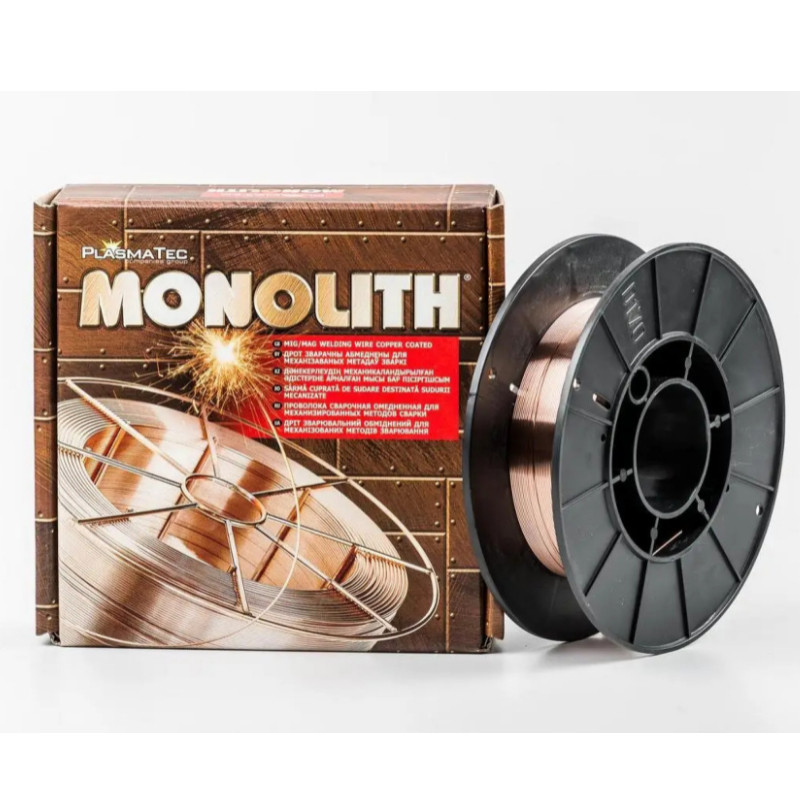 Дріт Св-08Г2С д 0.8 мм:уп TM MONOLITH, 1 кг
