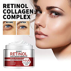 Крем для обличчя OUHOE Retinol 30г. Крем від зморшок OUHOE Retinol. Поживний крем для освітлення та зволоження, фото 2