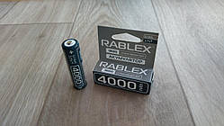 Акумулятор Rablex 18650 Li-Ion 4000mAh (без захисту)