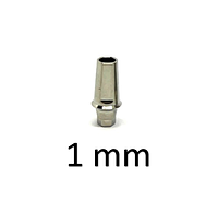 Прямой титановый абатмент для корейских имплантов (1 mm)