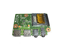 Доп. плата Medion Akoya E7222, E6234, MD99090 Плата USB, Audio, cardreader (A15YA IO Board REV:2.0) б/у