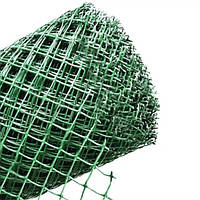Сетка пластиковая для ограждений, ячейка ромб 25х25мм, рулон1х20 метров (Иран) Садовый забор