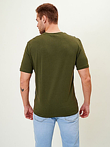 Розміри: M (48). Чоловіча футболка з натуральної бавовняної тканини, фото 3