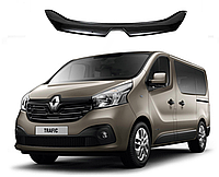 Дефлектор спойлер на капот авто Renault Trafic 2015-2023 (Рено трафик) EuroCap мухобойка