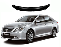 Дефлектор спойлер на капот авто Toyota Camry V50 2011-2014 (Тойота Камри) EuroCap мухобойка