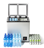 Компрессорный холодильник 12в Camry CR 8076 38л, 2 камеры,Охлаждение компрессора холодильника,Автохолодильники