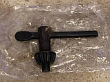 Патрон для дриля кулачковий з ключем "ZeZe" під інструмент Ф3-16 мм посадка B18, фото 8