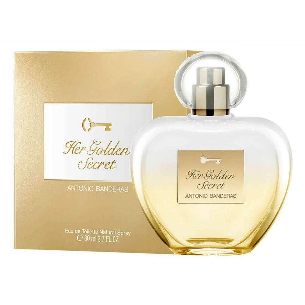 Парфум Антоніо бандерос жіночій Antonio Banderas Her Golden Secret 80 мл, східні квіткові духи на подарунок, фото 1