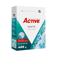 Порошок для стирки Active White Washing Powder, 400 г.