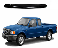 Дефлектор капота мухобойка на Ford Ranger 2002-2006 (Форд Рейнджер) EuroCap