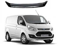 Дефлектор спойлер на капот авто Ford Transit Custom 2012-2018 (Форд Транзит) EuroCap мухобойка