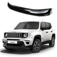 Дефлектор спойлер на капот авто Jeep Renegade (Джип Ренегат) EuroCap мухобойка