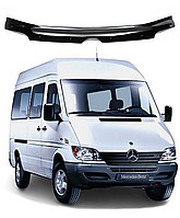 Дефлектор капота мухобойка на Mercedes Sprinter 2002-2006 (Мерседес Бенц Спринтер) EuroCap