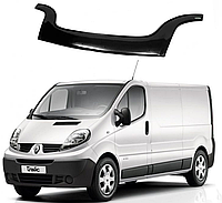 Дефлектор спойлер на капот авто Opel Vivaro/Renault Trafic 2001-2015, (Опель Виваро) EuroCap мухобойка