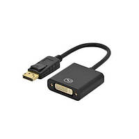 Переходник-конвертер DisplayPort (M) - DVI-I (F), TRY PLUG черный