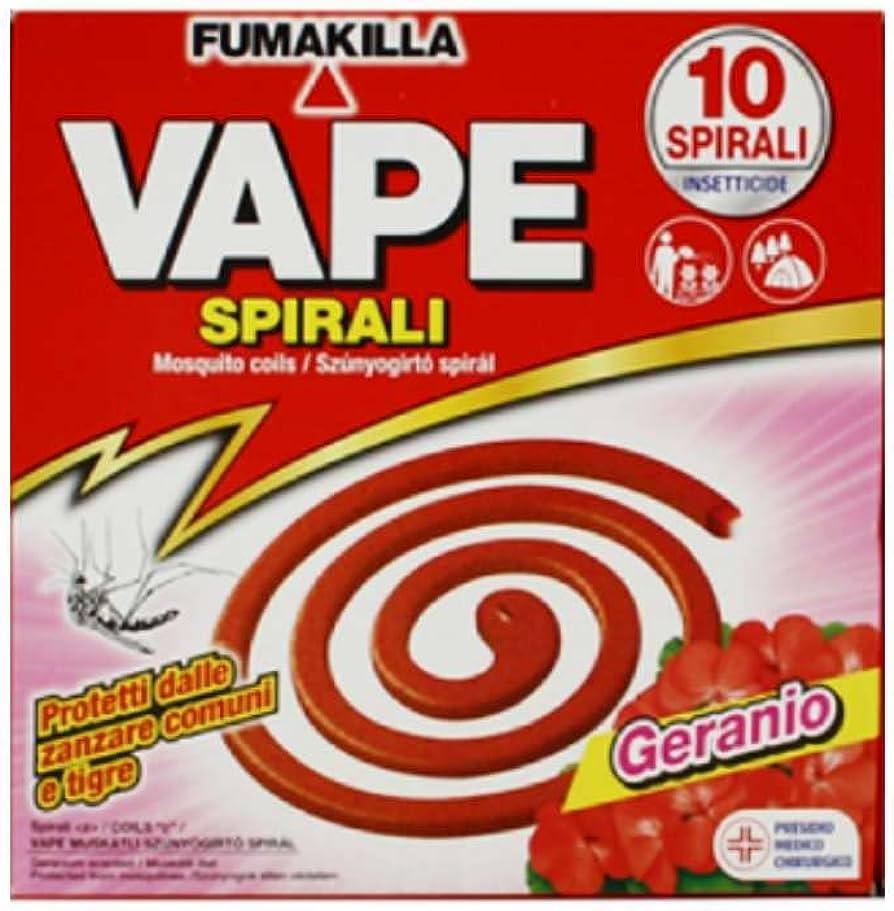 Vape spirali Fumakilla-Vape спіраль від комарів герань 10 штук