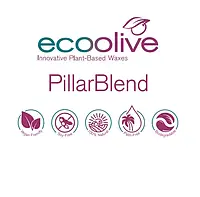 Оливковый воск для формовых свечей EcoOlive Pillar Blend