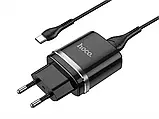 Зарядний пристрій 220 В USBx1 з кабелем USB — micro USB Hoco N1 Ardent 120 шт 9938, фото 5