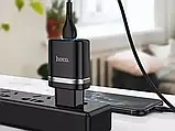 Зарядний пристрій 220 В USBx1 з кабелем USB — micro USB Hoco N1 Ardent 120 шт 9938, фото 8