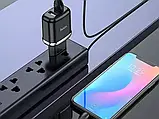 Зарядний пристрій 220 В USBx2 з кабелем USB — Lightning Hoco N4 Aspiring 120 шт 8139, фото 4