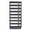 Скринька поштова на 8 квартир (ЯП-08-B чорно-сіра) Україна, фото 2